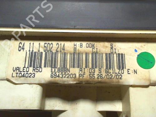 climate-control-mini-mini-r50-r53-2001-2002-2003-2004-2005-2006-24022526 main image