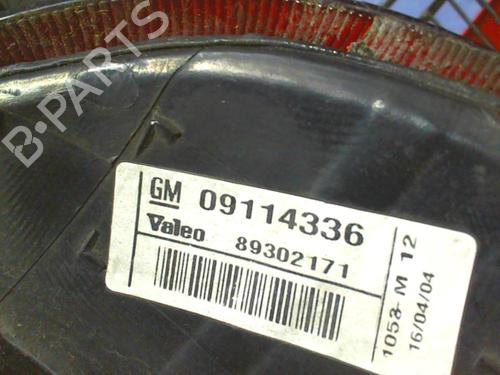 Left taillight OPEL CORSA C (X01) 1.3 CDTI (F08, F68) | BP24024612C34