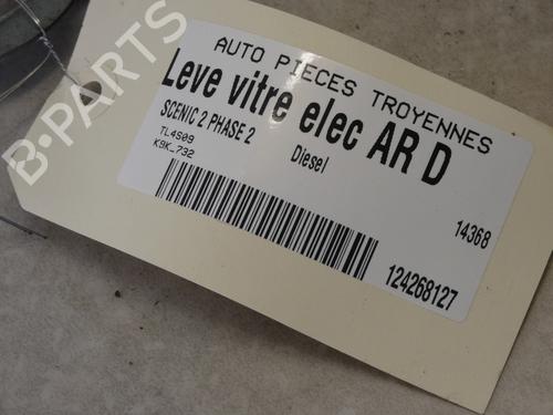 Used Rear right window mechanism Rear right window mechanism RENAULT SCÉNIC II (JM0/1_) 1.5 dCi (JM1E, JM16) (106 hp) 33976582 33976582