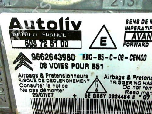 Airbag module CITROËN C4 I (LC_) 1.6 HDi | BP24022575M53 