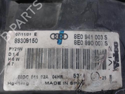 Left headlight AUDI A4 B6 (8E2) 1.9 TDI | BP32143272C28 