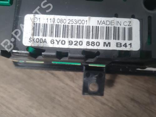 Instrument cluster SKODA FABIA I (6Y2) 1.2 | BP31086319C47 