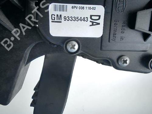 Pedale OPEL MERIVA A MPV (X03) 1.7 DTI (E75) (75 hp) 32871491