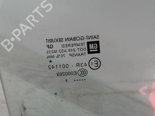 Rear left door window OPEL CORSA D (S07) 1.3 CDTI (L08, L68) | BP21390604C20