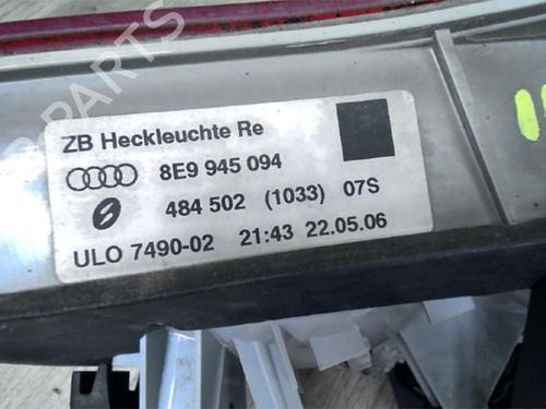 Højre baglygte bagklap AUDI A4 B7 Avant (8ED) 2.0 TDI | BP25618626C80 