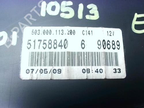Used Instrument cluster Instrument cluster FIAT DOBLO Box Body/MPV (223_) 1.6 Natural Power (103 hp) 25618655 25618655