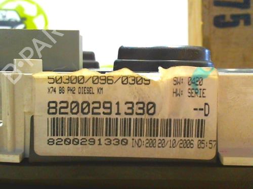 Instrument cluster RENAULT LAGUNA II (BG0/1_) 1.9 dCi (BG1A, BG1V) | BP24023751C47