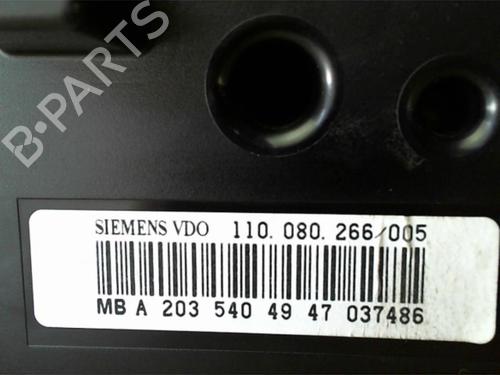 Kombinert Instrument MERCEDES-BENZ C-CLASS Coupe (CL203) C 220 CDI (203.708) | BP24025083C47 