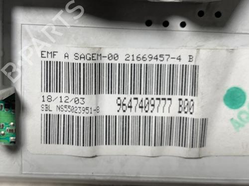 Display monitor PEUGEOT 206 Hatchback (2A/C) 1.4 HDi eco 70 | BP29823423C48