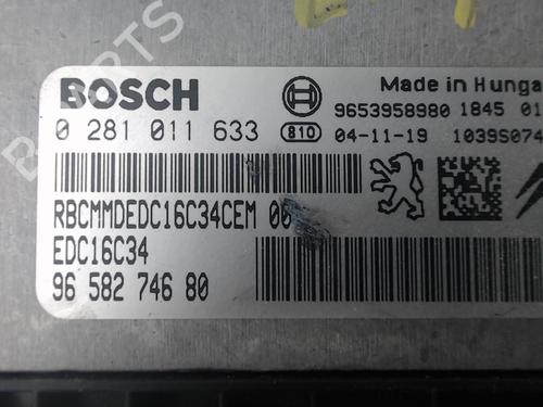 Used Control unit Control unit PEUGEOT 407 (6D_) 1.6 HDi 110 (6D9HZC, 6D9HYC) (109 hp) 30667096 30667096