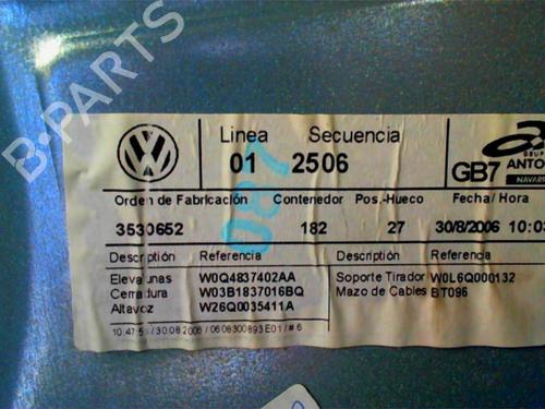 Front right window mechanism VW POLO IV (9N_, 9A_) 1.4 16V | BP29618776C23 