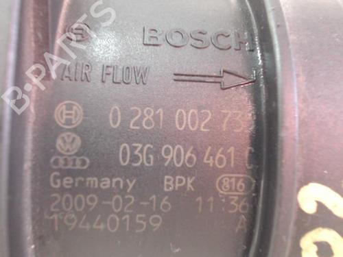 Mass air flow sensor VW GOLF VI (5K1) 2.0 TDI | BP29425555M95