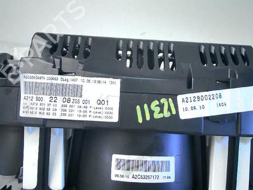 Instrument cluster MERCEDES-BENZ E-CLASS Convertible (A207) E 250 CGI (207.447) | BP24025244C47