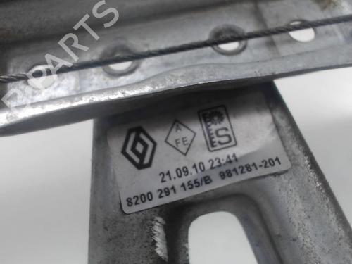 Rear right window mechanism RENAULT CLIO III (BR0/1, CR0/1) 1.5 dCi (BR17, CR17) | BP25206301C25