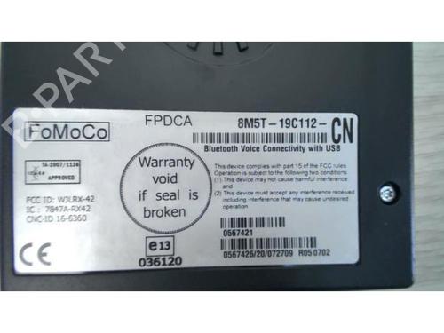 Control unit FORD FIESTA VI (CB1, CCN) 1.6 TDCi | BP25929937M11 