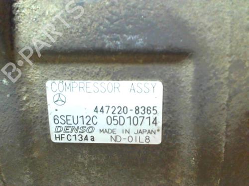 AC compressor MERCEDES-BENZ A-CLASS (W168) A 170 CDI (168.009, 168.109) | BP24024302M34 