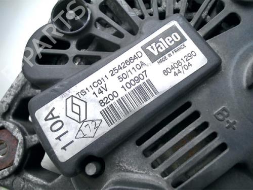 Alternator RENAULT MEGANE II Coupé-Cabriolet (EM0/1_) 1.6 | BP29597062M7 