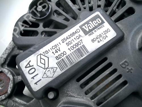 Alternator RENAULT MEGANE II Coupé-Cabriolet (EM0/1_) 1.6 | BP29597062M7 