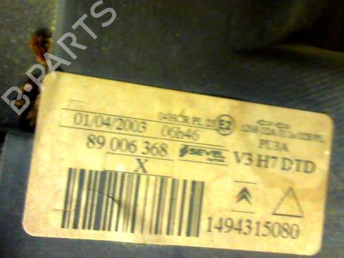 Right headlight CITROËN C8 (EA_, EB_) 2.2 HDi | BP29526819C29 