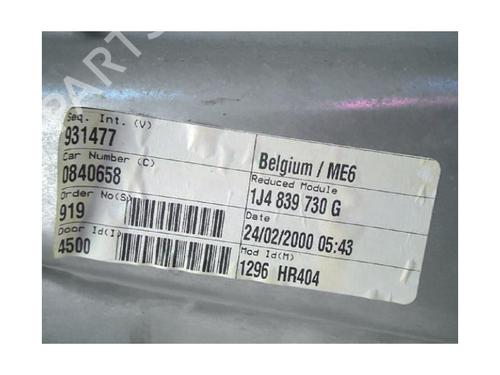 Rear right window mechanism VW GOLF IV (1J1) 1.9 TDI | BP25618859C25 