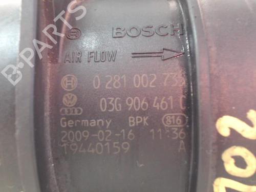 Mass air flow sensor VW GOLF VI (5K1) 2.0 TDI | BP29425555M95