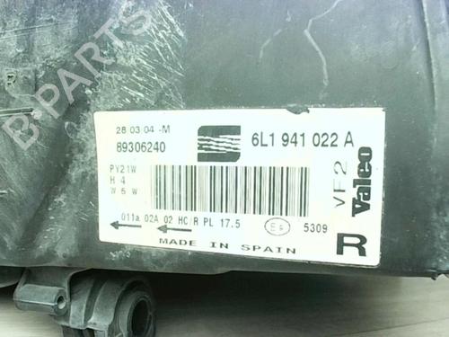 Right headlight SEAT IBIZA III (6L1) 1.9 SDI | BP29632698C29 