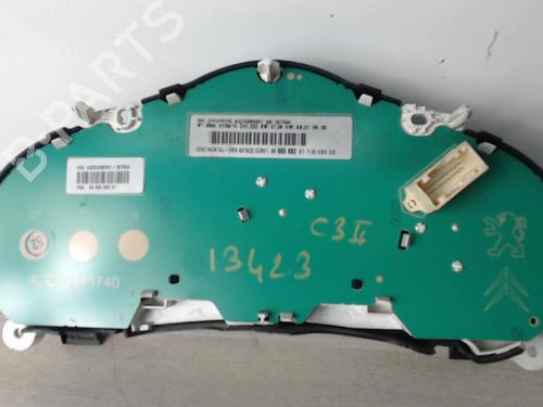 Instrument cluster CITROËN C3 II (SC_) 1.4 HDi 70 (SC8HZC, SC8HR0, SC8HP4) | BP24026387C47 