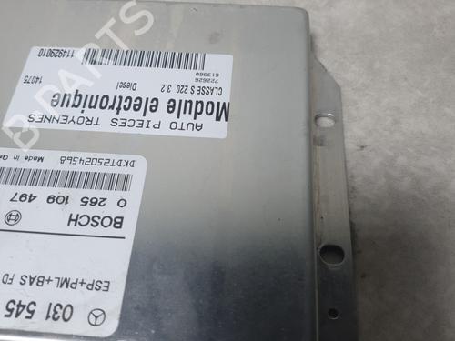 Control unit MERCEDES-BENZ S-CLASS (W220, V220) S 320 CDI (220.026, 220.126) | BP30807632M11 