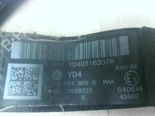 Rear left seatbelt VW PASSAT B6 (3C2) 2.0 TDI 16V | BP25992238I29 