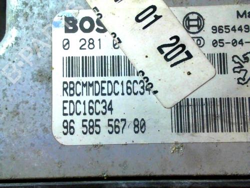 Control unit PEUGEOT 206 Hatchback (2A/C) 1.4 HDi eco 70 | BP30807060M11