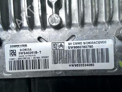 Control unit PEUGEOT 407 (6D_) 2.0 HDi 135 (6DRHRH, 6DRHRE, 6DRHRG, 6DRHRJ) | BP24023558M11