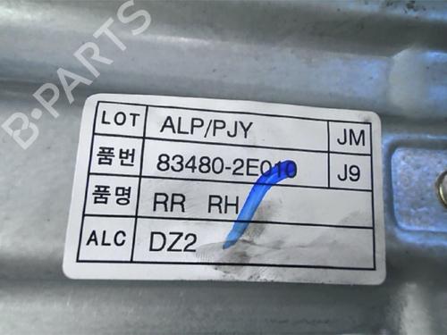 Rear right window mechanism HYUNDAI TUCSON (JM) 2.0 CRDi | BP24022885C25 