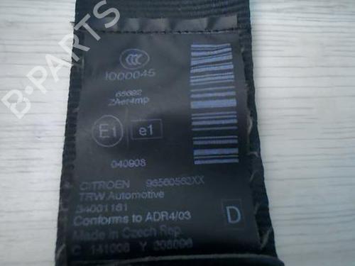 Front right seatbelt CITROËN C5 III Break (RW_) 1.6 HDi 110 (RW9HZC) | BP24025809I25
