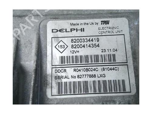 Control unit RENAULT MEGANE II Estate (KM0/1_) 1.5 dCi (KM02, KM13) | BP26225805M11 