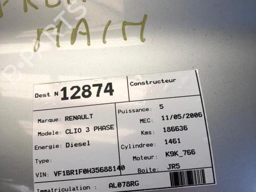 Gearbox RENAULT CLIO III (BR0/1, CR0/1) 1.5 dCi (BR17, CR17) | BP29618785M3 