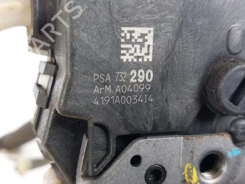 Front right lock PEUGEOT 5008 (0U_, 0E_) 1.6 16V | BP15396981C97 