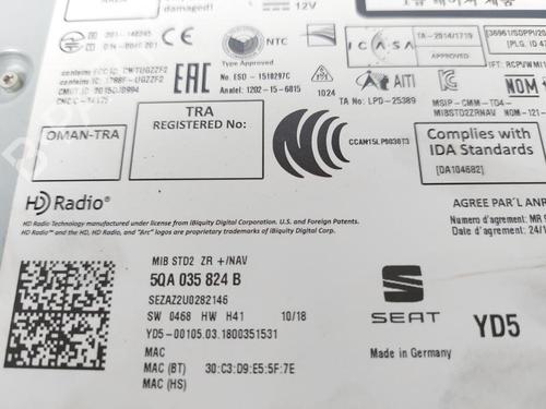 Electronic module SEAT IBIZA V (KJ1, KJG) 1.0 TGI | BP15160807M83