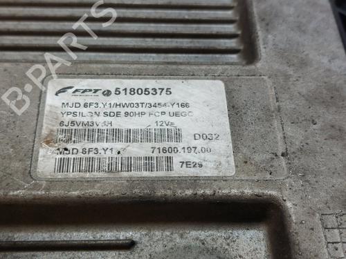 Engine control unit (ECU) LANCIA YPSILON (843_) 1.3 D Multijet (843.AXE11, 843.AXE1A) | BP36771603M57 - Image 4