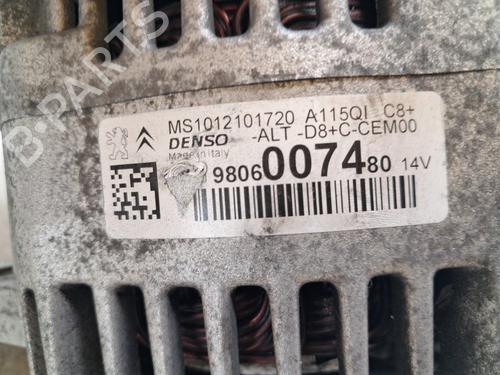 Alternator PEUGEOT 2008 I (CU_) 1.2 VTi | BP39973656M7 - Image 5