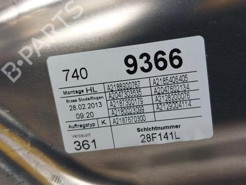 Left rear window motor MERCEDES-BENZ CLS Shooting Brake (X218) CLS 350 CDI / d (218.923) | BP15160295E23 