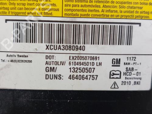 Left seat airbag OPEL MERIVA B MPV (S10) 1.3 CDTI (75) | BP15163654C13 
