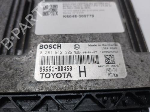 Engine control unit (ECU) TOYOTA YARIS (_P9_) 1.4 D-4D (NLP90_, NLP90R) | BP30898540M57 