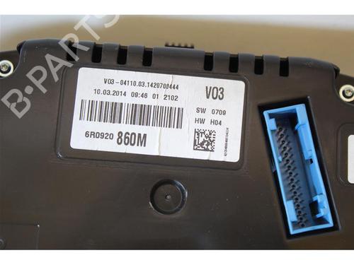 Instrument cluster VW POLO V (6R1, 6C1) 1.2 | BP15144626C47 