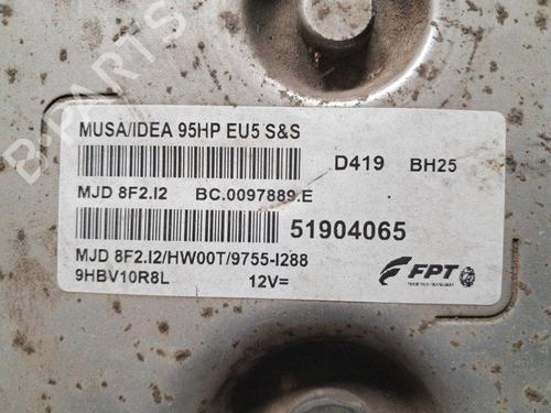 Engine control unit (ECU) FIAT IDEA (350_) 1.3 D Multijet | BP33422389M57  - Image 5