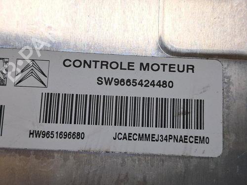 Engine control unit (ECU) CITROËN C3 II (SC_) 1.1 i | BP34580063M57  - Image 5