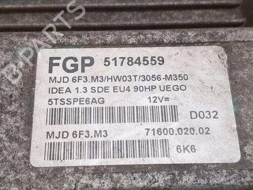 Engine control unit (ECU) FIAT IDEA (350_) 1.3 D Multijet | BP38190352M57 - Image 5