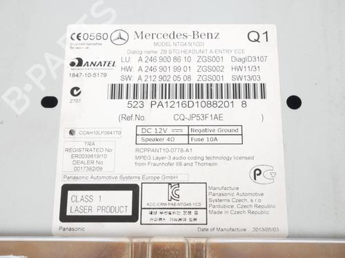 Electronic module MERCEDES-BENZ A-CLASS (W176) A 180 CDI / d (176.012) | BP15159297M83 