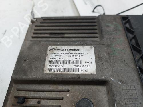 Engine control unit (ECU) FIAT GRANDE PUNTO (199_) 1.3 D Multijet (199.AXD11, 199.AXD1A, 199.AXD1B,... | BP34534845M57 - Image 4
