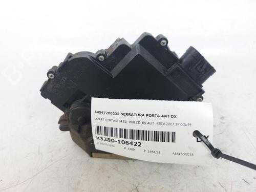 Used Front right lock SMART FORTWO Coupe (451) 0.8 CDi (451.300) (45 hp) 18740392