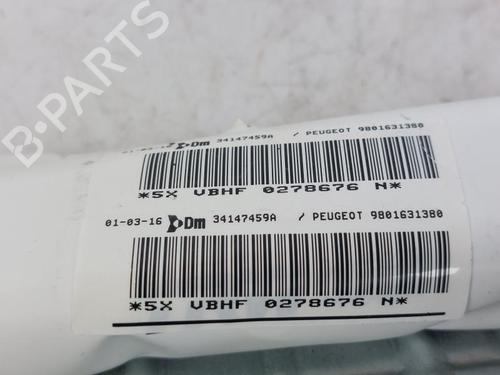 Right curtain airbag PEUGEOT 3008 I MPV (0U_) 1.6 BlueHDi 120 | BP17206990C12 